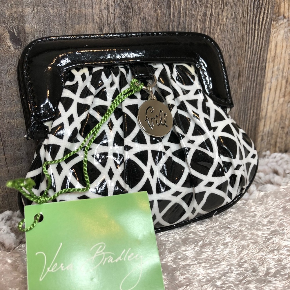 SOLD!! NEW!! Vera Bradley Charmed Pouch in Night & Day 🖤